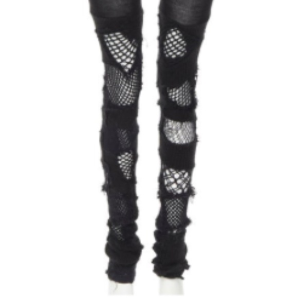 BNWT JUNYA WATANABE OS Runway Deconstructed Patchwork Tights HTF - Picture 6 of 12